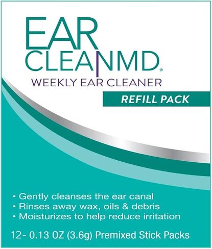 eosera Ear Clean MD Weekly Ear Cleaner Refill Pack - 0.13 oz - 16 Pack in Kuwait