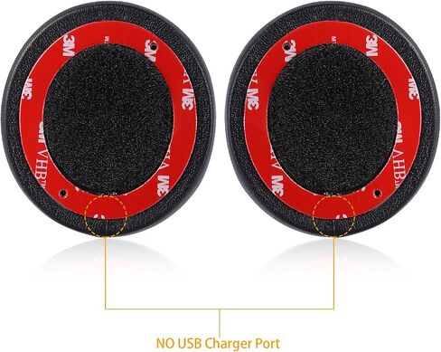 Solo 2 Wired Replacement Earpads - JARMOR Protein Leather & Memory Foam Ear Cushion Pads for Beats Solo2 Wired On-Ear Headphones by Dr. Dre ONLY (NOT FIT Solo 2.0/3.0 Wireless) - Black in Saudi Arabia