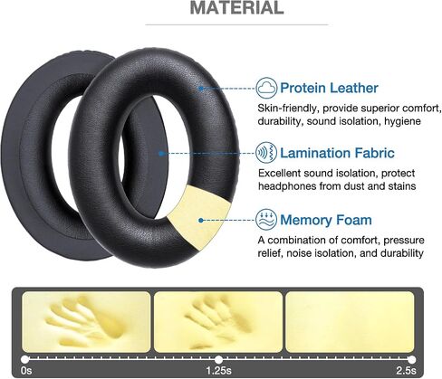 Replacement Ear Pads Compatible with Bose A20, A30, A10 Aviation Headset, Noise Cancelling Memory Foam Ear Cushions in Saudi Arabia