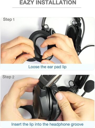 Replacement Ear Pads Compatible with Bose A20, A30, A10 Aviation Headset, Noise Cancelling Memory Foam Ear Cushions in Saudi Arabia
