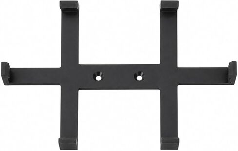 3D Printed Wall Mount Holder for ASUS RT-BE58U Router, Black Bracket, Space-Saving Vertical Mount with Secure Six-Point Support for Clean Network Installation in Saudi Arabia
