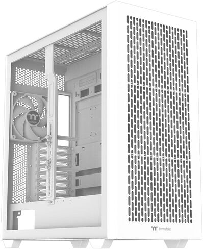 Thermaltake AX100 Snow Pedestal; for use with AX700 Chassis; 560mm Radiator Support; Mounting for up to x8 120mm or 140mm Fans; Support for up to 8X 3.5 or 2.5" Drives; CA-11C-00D6NN-00 in Saudi Arabia