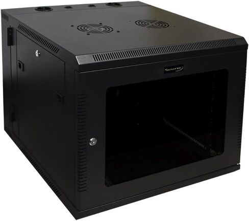 3006-N 24 in. 9U Server Wall Mount Cabinet Black in Saudi Arabia