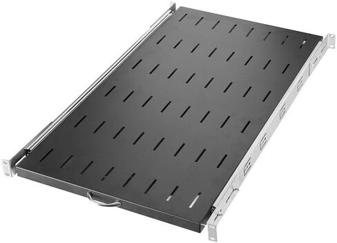 1U Sliding Vented Rack Shelf – 19″ Cabinet, 800 mm (32") Depth – STURDX HS‑180 in Saudi Arabia