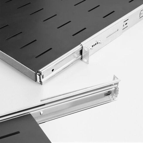 1U Sliding Vented Rack Shelf – 19″ Cabinet, 800 mm (32") Depth – STURDX HS‑180 in Saudi Arabia