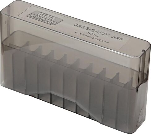 MTM Case-Gard J-20-L-41 Slip-Top Ammo Box, 20 Round, Clear Smoke in Saudi Arabia