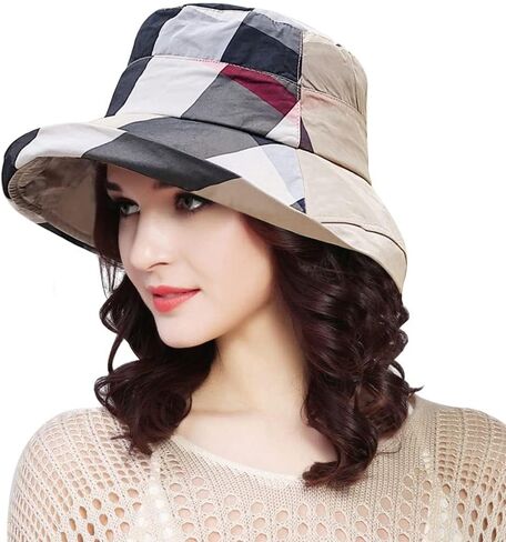DOCILA Bucket Hats for Women Men Fashion Print Packable Fisherman Sun Caps in Saudi Arabia