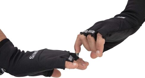 Simms Freestone Half-Finger Glove Black XL in Saudi Arabia