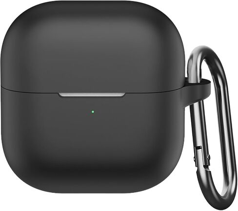 USTIYA Case for Huawei FreeClip 2 Wireless Headphones Protection Cover Full-Body Soft Silicone with Keychain Headphone Accessories Funda Carcasa (Black) in Kuwait