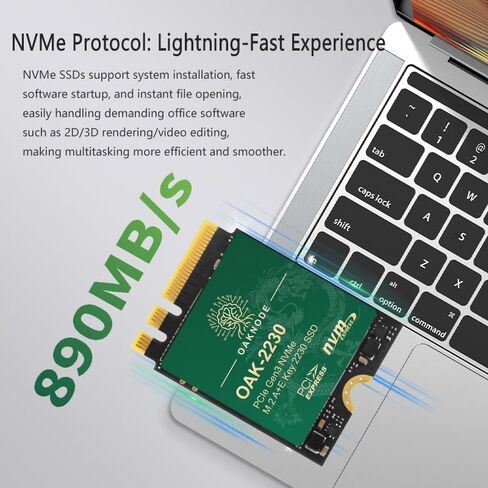 M.2 A+E Key 2230 SSD 890MB/S M.2 NVMe PCle3.0 x1 (1T) in Saudi Arabia