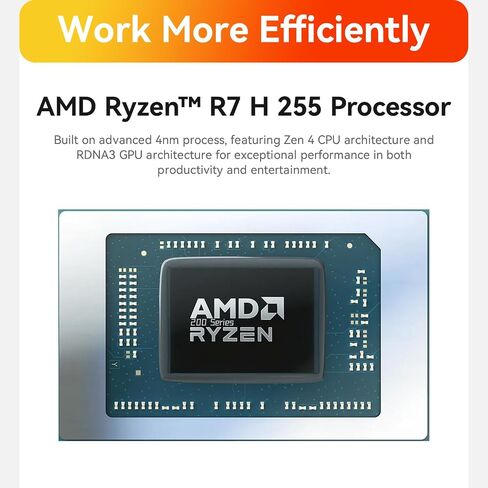 Beelink SER9 Pro AI Mini PC, AMD Ryzen 7 H 255 24GB LPDDR5X RAM 500GB SSD in Kuwait
