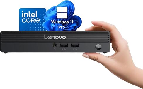 Lenovo Tiny Desktop Business Mini PC, ThinkCentre Ecosystem, Intel Quad-Core CPU, 16GB DDR5 RAM, 1TB PCIe SSD, Intel UHD Graphics, 3X 4K Support, HDMI, DP, WiFi 6, Bluetooth, KB&Mouse, Windows 11 Pro in Kuwait