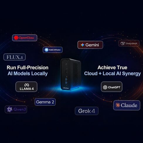 NextNuc Apexis AI395 AI Mini Desktop Workstation, Run AI models locally in Kuwait