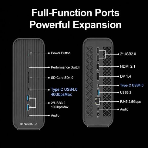 NextNuc Apexis AI395 AI Mini Desktop Workstation, Run AI models locally in Kuwait