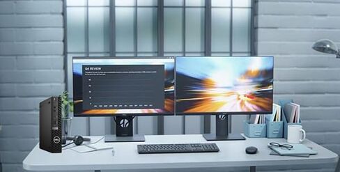 Dell OptiPlex 5080 Mini Desktop Computer PC, 10th Generation Intel Core i5-10500T, 16GB RAM 256GB SSD, Wi-Fi & Bluetooth, Keyboard & Mouse, 4K Support, Windows 11 Pro (Renewed) in Kuwait