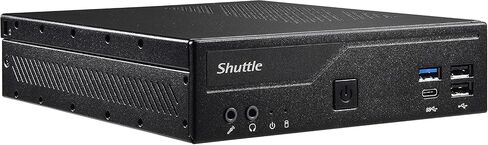 Shuttle DH610 Mini PC, Intel i5-14400, 10 cores 4.7Ghz, 32GB RAM, 1TB SSD, Triple Display, Dual LAN, WiFi + BT, Win 11 Pro (i5-14400, 32GB + 1TB SSD) in Kuwait