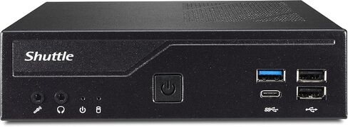 Shuttle DH610 Mini PC, Intel i5-14400, 10 cores 4.7Ghz, 32GB RAM, 1TB SSD, Triple Display, Dual LAN, WiFi + BT, Win 11 Pro (i5-14400, 32GB + 1TB SSD) in Kuwait