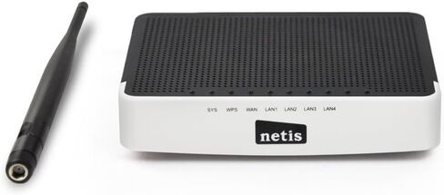 Netis WF2411D Wireless N150 Router, Access Point and Repeater All in One, Advanced QoS, WPS Setup, 5 dBi High Gain Antenna, N150 Detachable Antenna in Kuwait