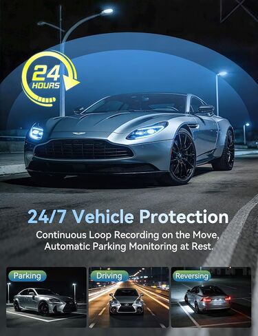 2026 Ultrawide 13’’ 4K Rear View Mirror Camera with Carplay&Android Auto in Kuwait