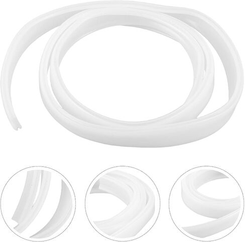 Curved LED Strip Diffuser Channel White Pvc Cover 39.3 Inch Bendable in Kuwait
