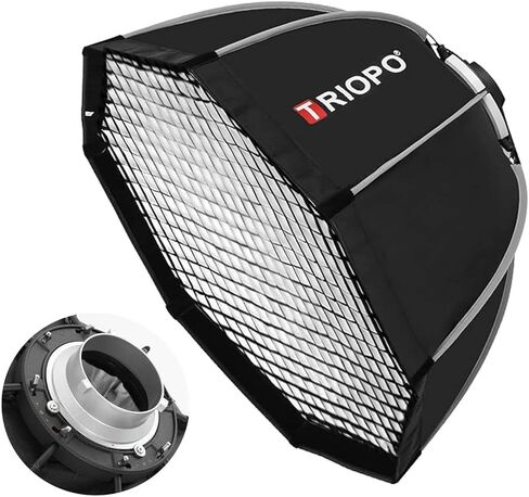 TRIOPO 47.2 بوصة / 120 سم صندوق ناعم ثماني، حامل بوينز سريع الفك in Kuwait