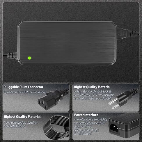 20V Power Supply /20v 270W Power Adapter for LG 45-Inch Ultragear OLED Gaming Monitors, Compatible with 45GS96QB, 45GS95QE, 45GX90SA, Model AD10660LF, Black in Kuwait