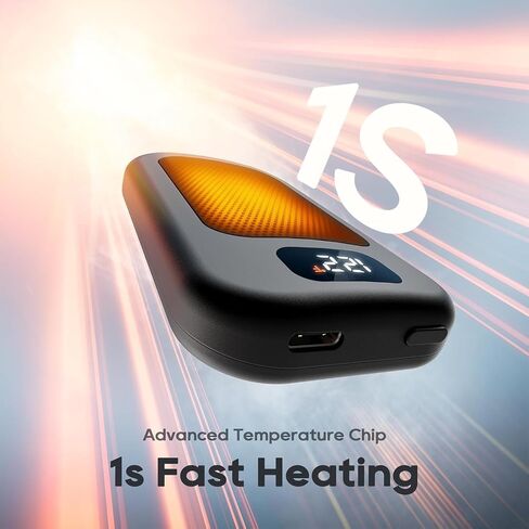 Hand Warmers Rechargeable 4 Pack, 6400mAh Electric Hand Warmers, AI Smart Chips 20Hrs Long Safe Heat, Portable Pocket Heater, Outdoor Camping Hunting Golf Accessories in Kuwait