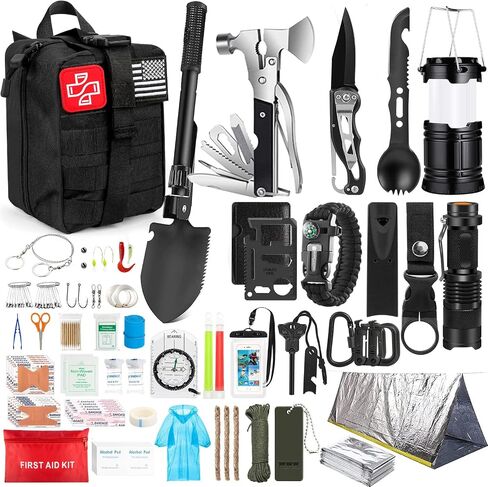 254 in 1 Survival Kit, First Aid Kit for Men in Kuwait