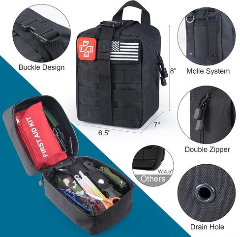 254 in 1 Survival Kit, First Aid Kit for Men in Kuwait