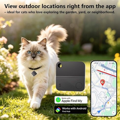 Cat Tracker, Works with Android, No Monthly fee,Pet Tracking Tag for Cats Lightweight, Cat GPS Tracker for Indoor & Outdoor Cats in Kuwait