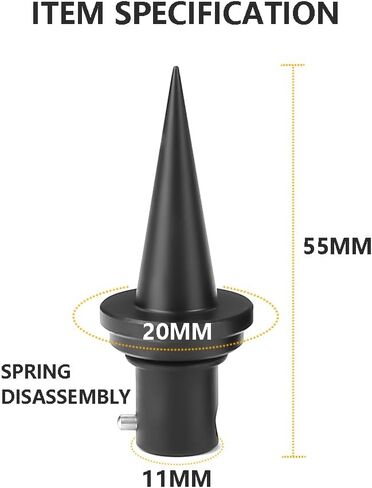 2-Pack Heavy Duty Bipod Extension Spike Feet Replacement in Kuwait