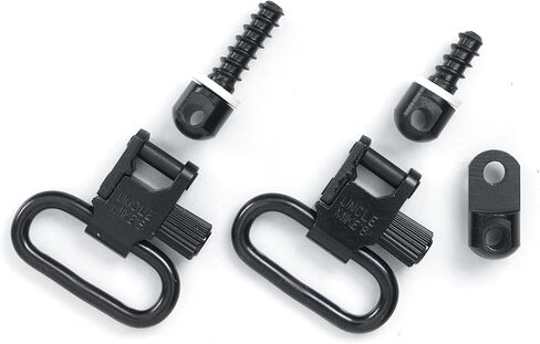 Uncle Mike's unisex adult RUG Blued 1', Clam QD 115 Swivel Tri Lock Rifle, Black, 1 US in Kuwait