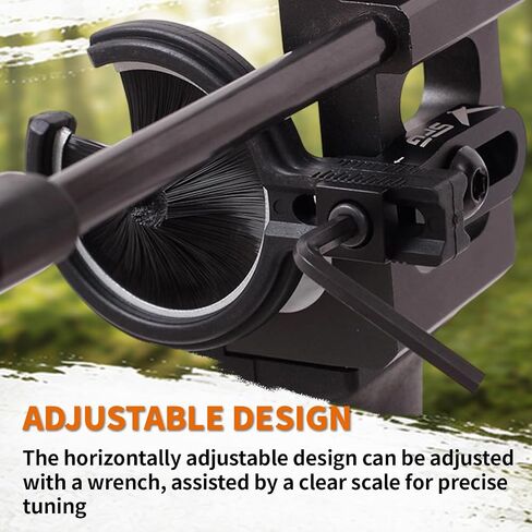 DEERACE Whisker Biscuit Arrow Rest for Compound & Recurve Bow Hunting Silent Brush Capture Arrow Rest with Durable Arms for Target Practice & Hunting Accessories in Kuwait
