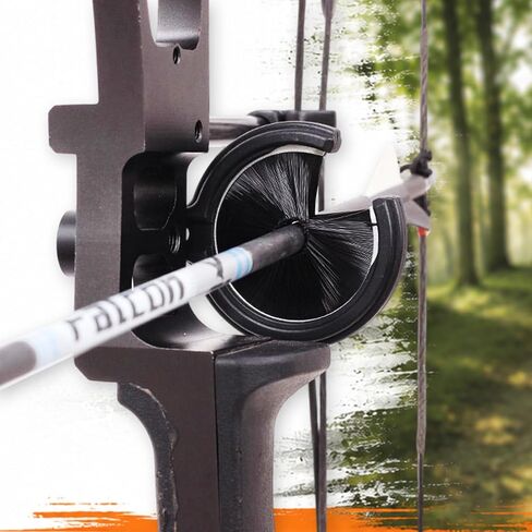 DEERACE Whisker Biscuit Arrow Rest for Compound & Recurve Bow Hunting Silent Brush Capture Arrow Rest with Durable Arms for Target Practice & Hunting Accessories in Kuwait