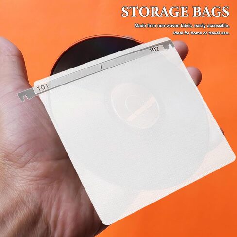 ibasenice 12pcs Non-Woven DVD Storage Bags CD Sleeves Portable Scratch-Resistant Disc Cases for Home and Travel Video Game Disc Organization in Kuwait