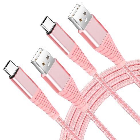 USB C Cable 2-Pack 6FT, 60W Fast Charging USB A to USB C Charger in Kuwait