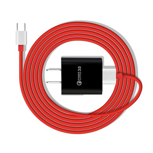 شاحن حائط سريع 18 وات USB من النوع C لهاتف OnePlus 12 12R 11، مفتوح، Nord N30 N20 N10 5G، 10 PRO/9 PRO/8/8T/7/7T PRO/6T/5 5T/3/3t، N100 N200 N300 2 CE2، سلك كابل شحن سماعات الأذن OnePlus in Kuwait