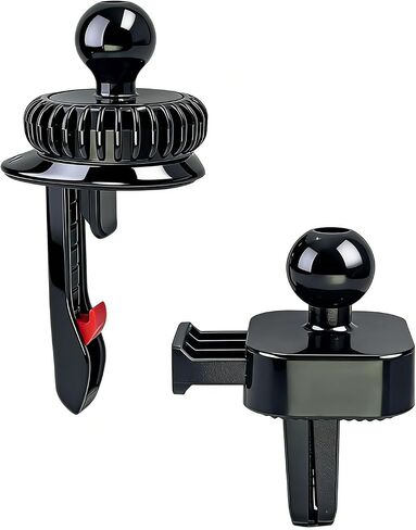 17mm Ball Head Air Vent Clip Replacement Car Mount Base, 2pcs in Saudi Arabia