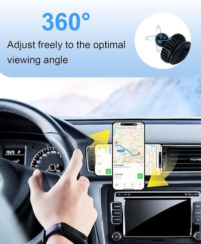 17mm Ball Head Air Vent Clip Replacement Car Mount Base, 2pcs in Saudi Arabia