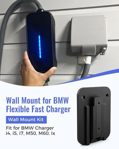 Wall Mount for BMW Flexible Fast Charger, Wall Mount Kit Fit for BMW i4, i5, i7, M50, M60, Ix Flexible Fast Charger in Saudi Arabia