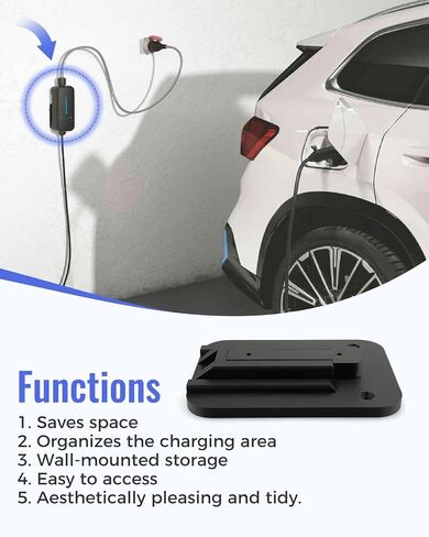 Wall Mount for BMW Flexible Fast Charger, Wall Mount Kit Fit for BMW i4, i5, i7, M50, M60, Ix Flexible Fast Charger in Saudi Arabia