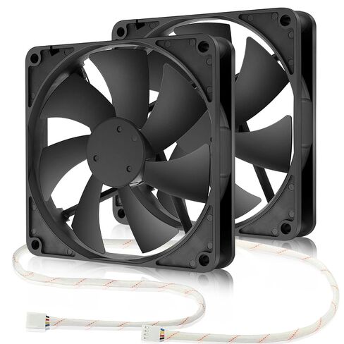 40mm x 20mm 4-Pin PWM 12V PC Cooling Fan 2-Pack in Saudi Arabia