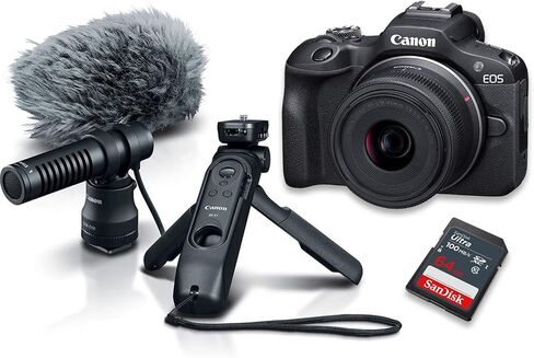 Canon EOS R100 Mirrorless Camera Video Creator kit | Canon USA Model | in Saudi Arabia