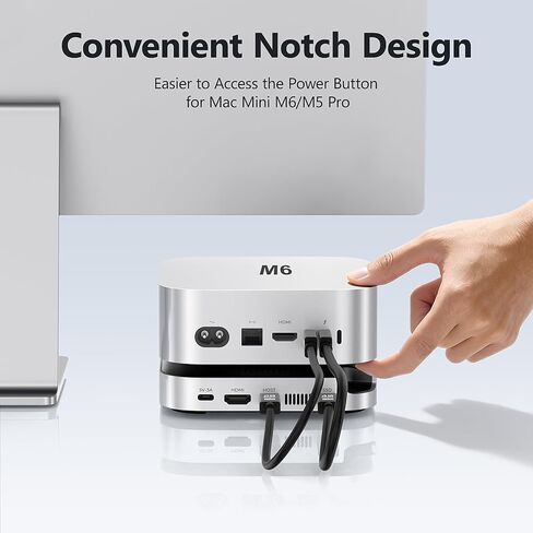 Mac mini M6, M5 Pro, M4 Dock Station, Dual Ports with NVMe SSD Enclosure in Saudi Arabia