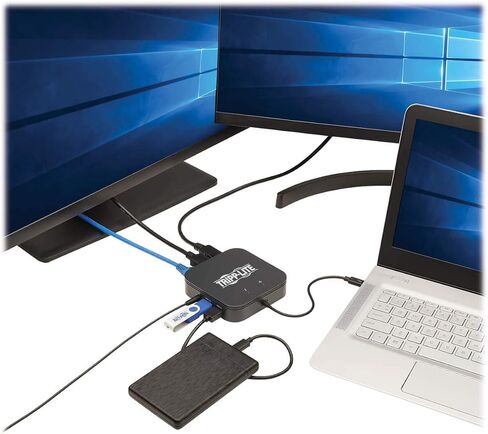 Tripp Lite Thunderbolt 3 Dock Dual Display 8k DP 4k HDMI USB-A Hub Gbe (MTB3-DOCK-04) in Saudi Arabia