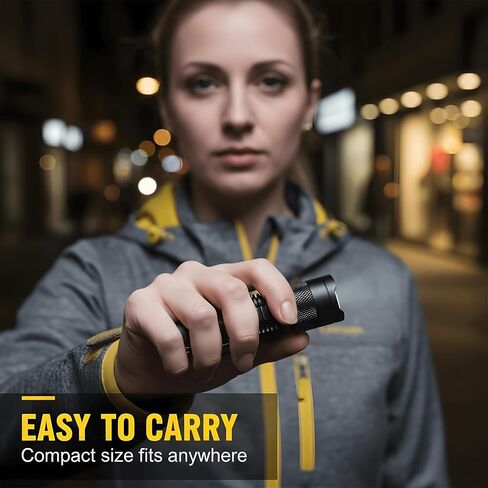 LED Flashlight Small Handheld Flashlights: 3 Modes Small Flashlight, Zoomable Portable Handheld Flash Light for Home Emergency Camping Outdoor (Battery not Included) in Kuwait