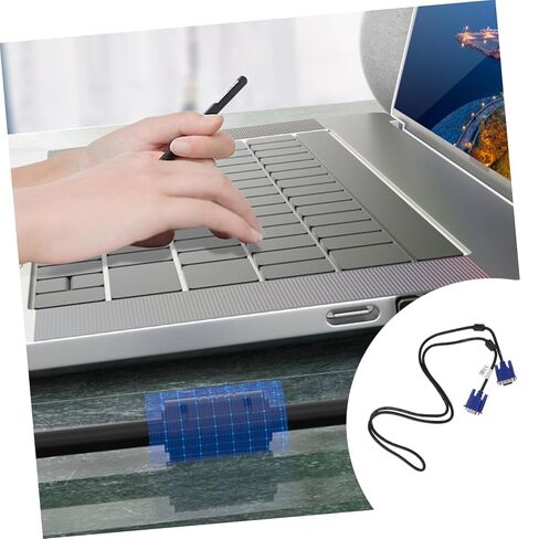 VILLCASE 2pcs Sturdy Copper Vga Cable for Monitor and Projector Connection in Kuwait