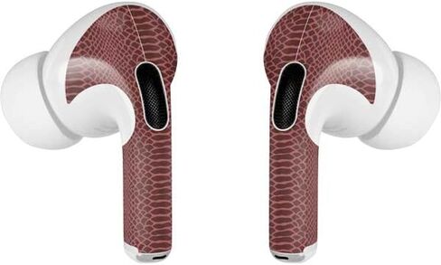 Skinit Decal Audio Skin Compatible with Apple AirPods Pro (2rd Gen, 2022) - Skinit Originally Designed Marsala Snake Skin Design in Kuwait