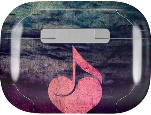 Skinit Decal Audio Skin Compatible with Apple AirPods Pro (2rd Gen, 2022) - Skinit Originally Designed Rustic Musical Heart Design in Kuwait