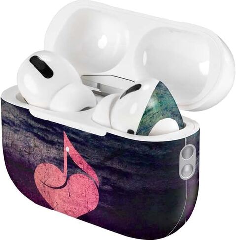 Skinit Decal Audio Skin Compatible with Apple AirPods Pro (2rd Gen, 2022) - Skinit Originally Designed Rustic Musical Heart Design in Kuwait